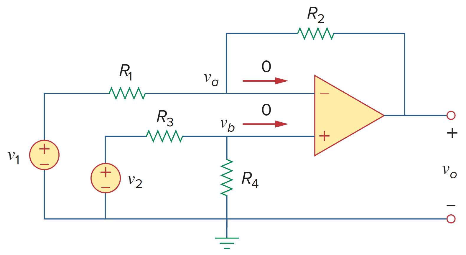 The differential amplifier.